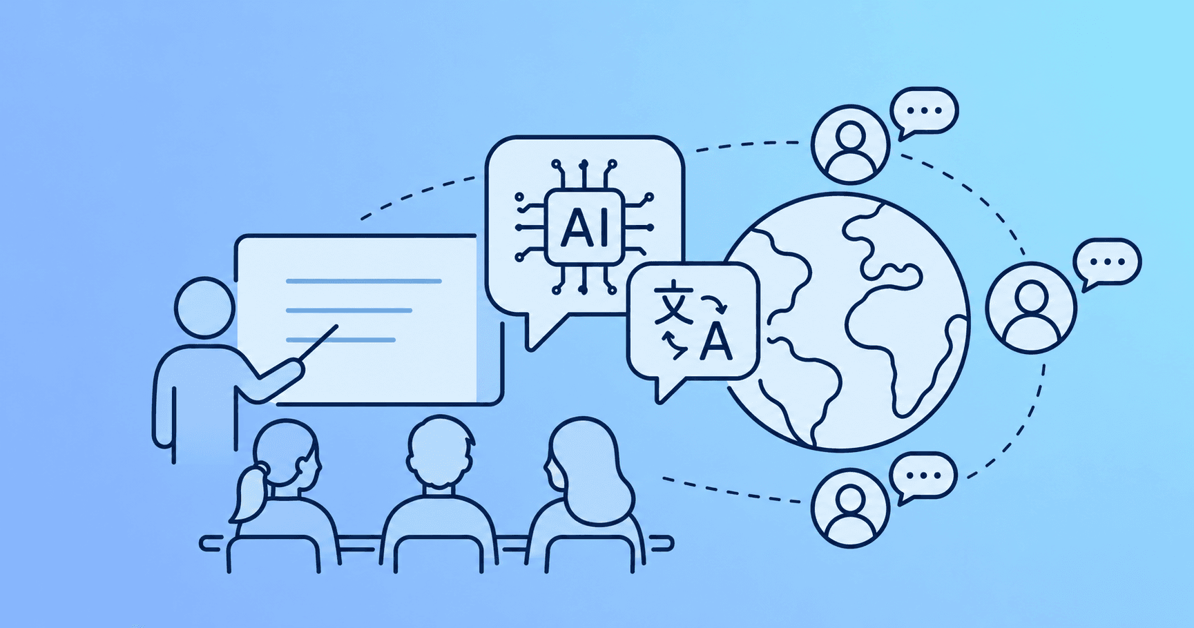 国際教育の現場でリアルタイムAI翻訳字幕が求められる理由